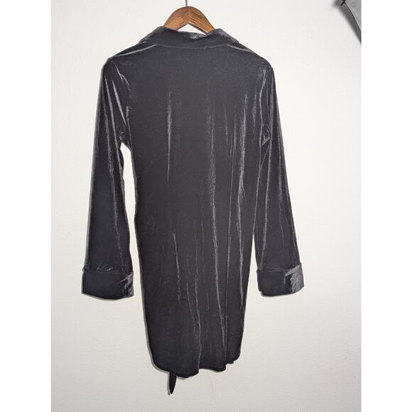 Z Supply Dallon Wrap Velvet Dress Size S - Picture 4 of 6